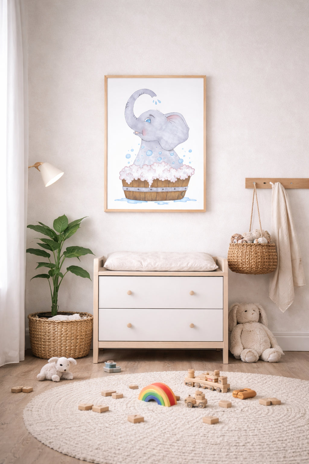 Elefant i bad - Phantia
